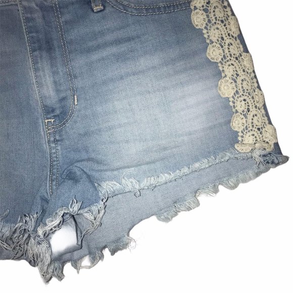 Hollister Lace High Rise Short-Short 3 26 - Picture 5 of 8
